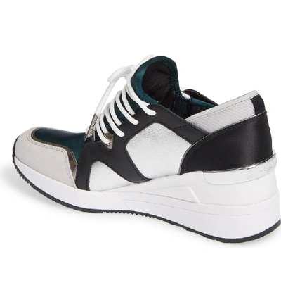 Shop Michael Michael Kors Scout Trainer Wedge Sneaker In Jewel Green