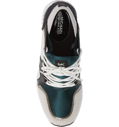 Shop Michael Michael Kors Scout Trainer Wedge Sneaker In Jewel Green