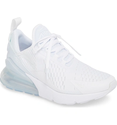 Shop Nike Air Max 270 Premium Sneaker In White/ White/ White