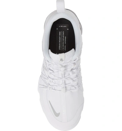 Shop Nike Air Vapormax Run Utility Sneaker In White/ Reflect Silver/ White