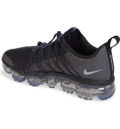 Shop Nike Air Vapormax Run Utility Sneaker In Black/ Silver/ Thunder Grey