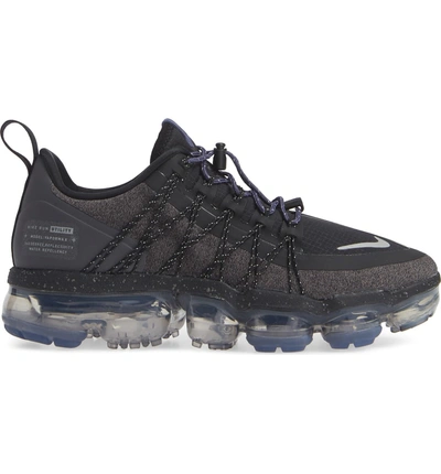 Shop Nike Air Vapormax Run Utility Sneaker In Black/ Silver/ Thunder Grey