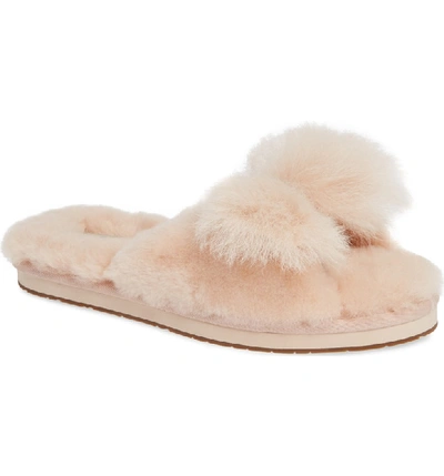 Shop Ugg Mirabelle Genuine Shearling Slipper In Amber Light