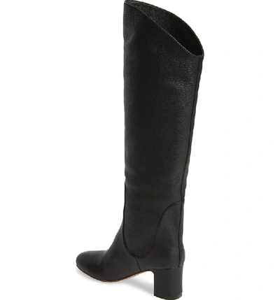 Shop Splendid Nick Knee High Boot In Black Leather