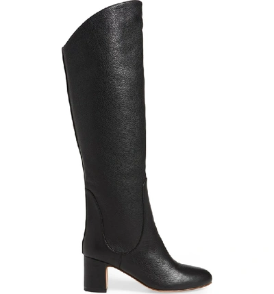 Shop Splendid Nick Knee High Boot In Black Leather
