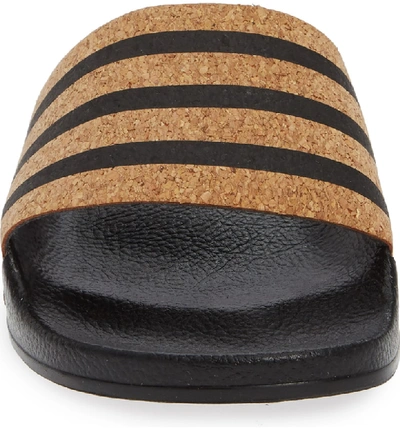 Shop Adidas Originals 'adilette' Slide Sandal In Core Black/ Core Black