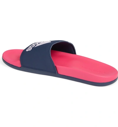Shop Adidas Originals Adilette Slide Sandal In Shock Pink