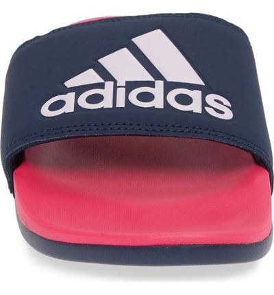 Shop Adidas Originals Adilette Slide Sandal In Shock Pink