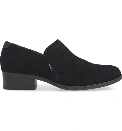 Shop Toms Shaye Bootie In Black Suede