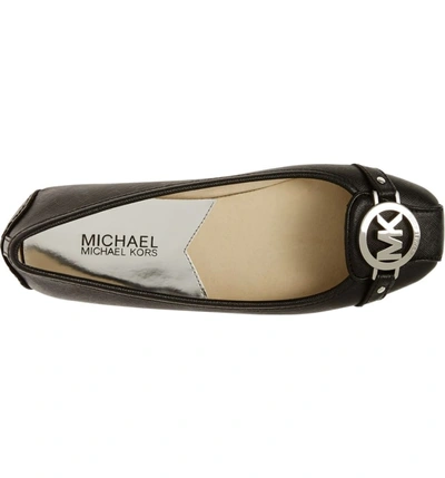 Shop Michael Michael Kors 'fulton' Moccasin In Black Leather