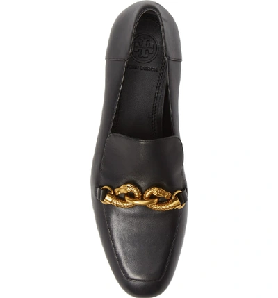 Shop Tory Burch Jessa Horse Hardware Loafer In Perfect Black