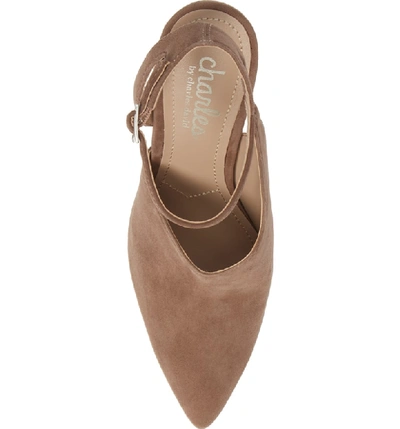 Shop Charles By Charles David Mieko Pump In Taupe Suede