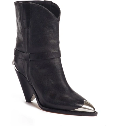 Shop Isabel Marant Lamsy Pointy Toe Boot In Black