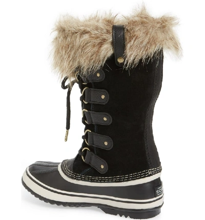 Shop Sorel 'joan Of Arctic' Waterproof Snow Boot In Black/ Stone