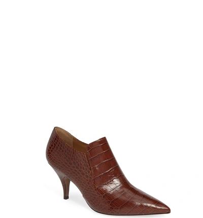 Shop Tory Burch Georgina Loafer Bootie In Perfect Brown