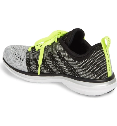 Shop Apl Athletic Propulsion Labs 'techloom Pro' Running Shoe In Silver/ Black/ Nude