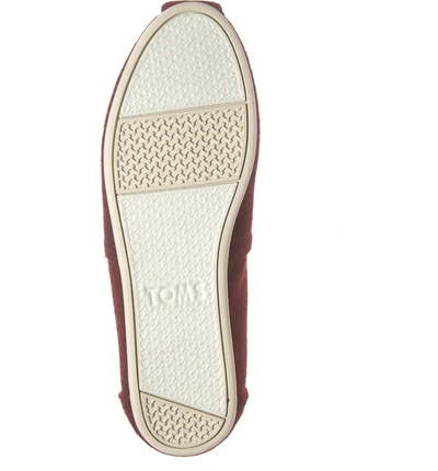 Shop Toms Classic - Alpargata Slip-on In Burnt Henna Fabric