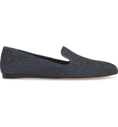 Shop Veronica Beard Griffin Pointy Toe Loafer In Midnight