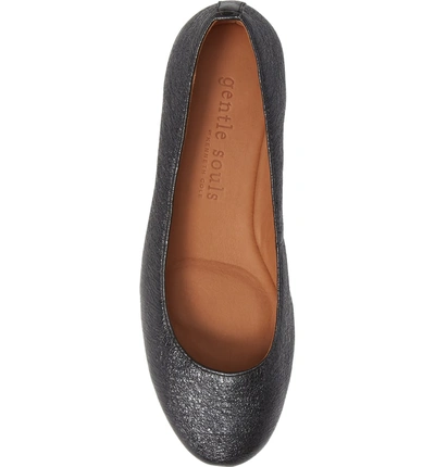 Shop Gentle Souls By Kenneth Cole Priscille Pump In Black Metallic Leather