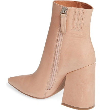 Shop Alias Mae Ahara Bootie In Blush Leather