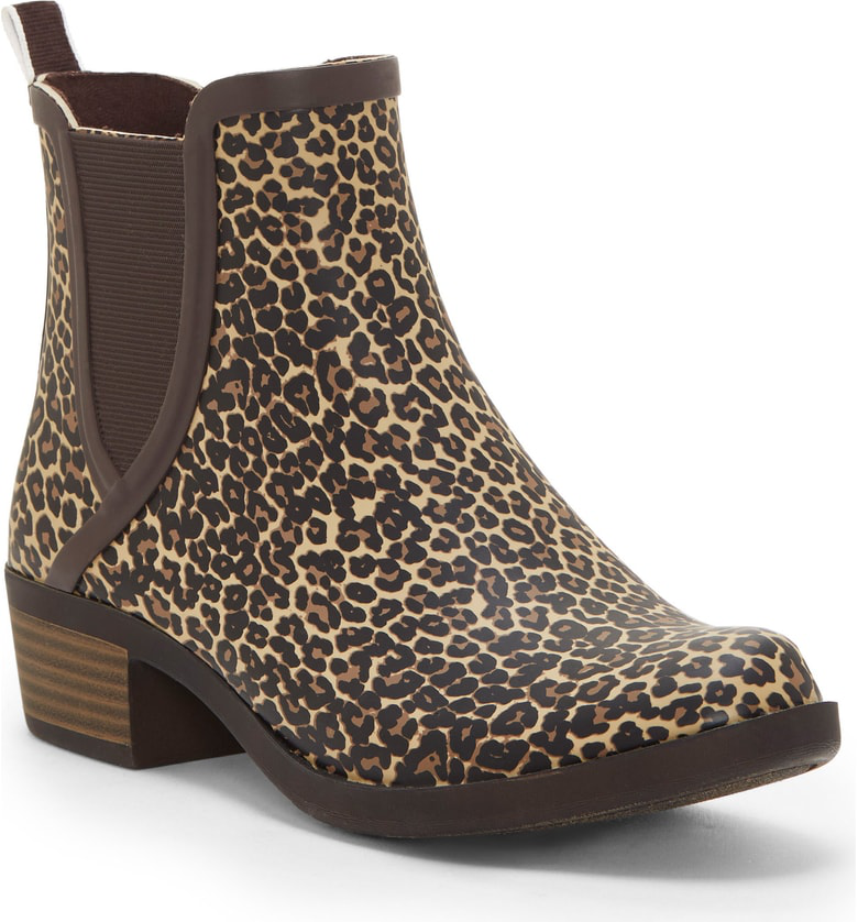 lucky brand leopard booties