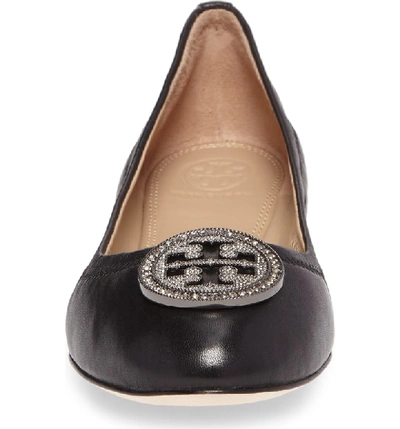 Shop Tory Burch Liana Ballet Flat In Black