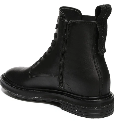 Shop Via Spiga Kinley Combat Boot In Black