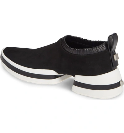 Shop Stuart Weitzman 612 Sneaker In Black Suede