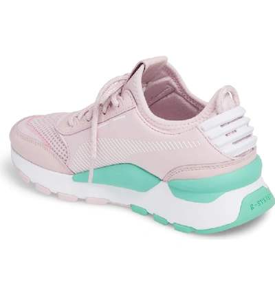 Shop Puma Rs-0 Sneaker In Winsome Orchid/ Biscay Green
