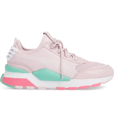 Shop Puma Rs-0 Sneaker In Winsome Orchid/ Biscay Green