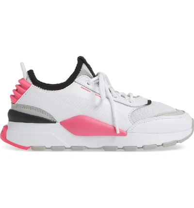 Shop Puma Rs-0 Sneaker In  White- White-pink