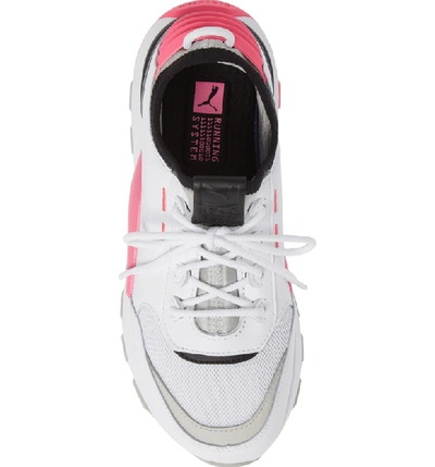 Shop Puma Rs-0 Sneaker In  White- White-pink