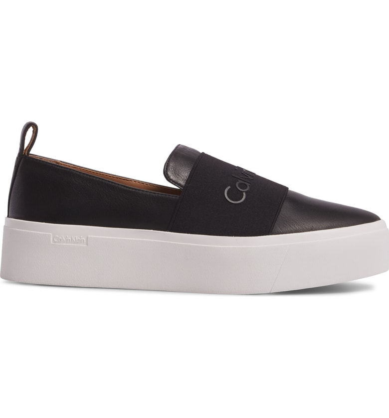 calvin klein women's blakee platform lace up sneakers
