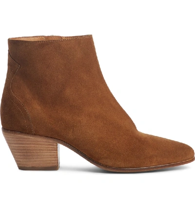 Shop Isabel Marant Dacken Stacked Heel Bootie In Cognac