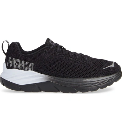 Shop Hoka One One Mach Running Shoe In Black/ Nine Iron