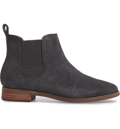 Shop Toms Ella Bootie In Forged Iron Suede