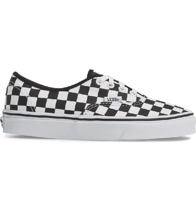 Shop Vans 'authentic' Sneaker In Black/ True White