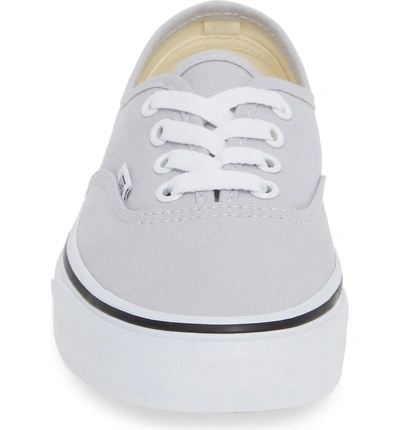 Shop Vans 'authentic' Sneaker In Gray Dawn/ True White