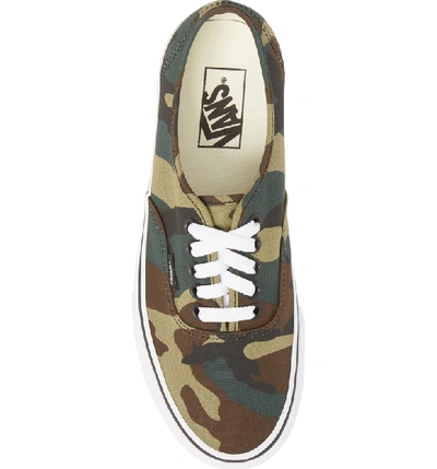 Shop Vans 'authentic' Sneaker In Black / Woodland