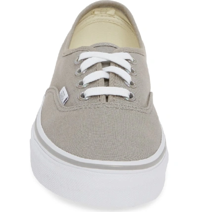 Shop Vans 'authentic' Sneaker In Drizzle/ True White