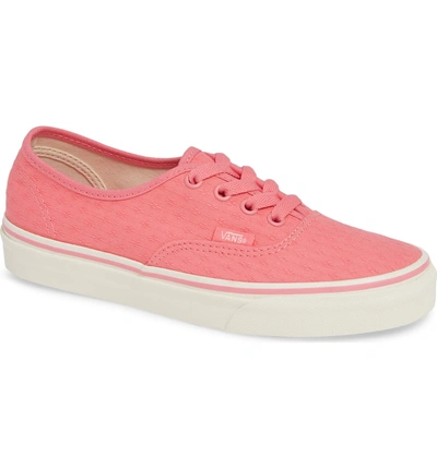 Shop Vans 'authentic' Sneaker In Pink Lemonade/ Marshmallow