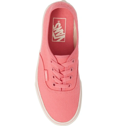 Shop Vans 'authentic' Sneaker In Pink Lemonade/ Marshmallow