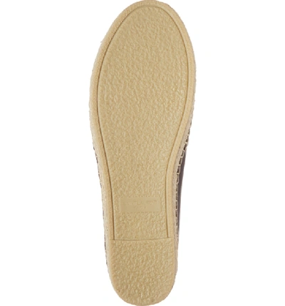 Shop Saint Laurent Ysl Logo Espadrille In Bordeaux