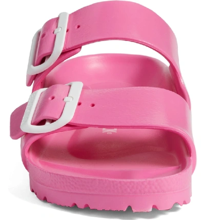 Shop Birkenstock Essentials - Arizona Slide Sandal In Pink Eva
