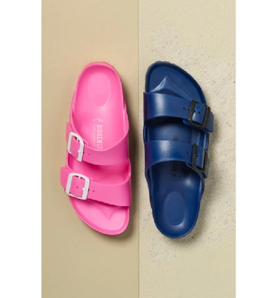 Shop Birkenstock Essentials - Arizona Slide Sandal In Pink Eva