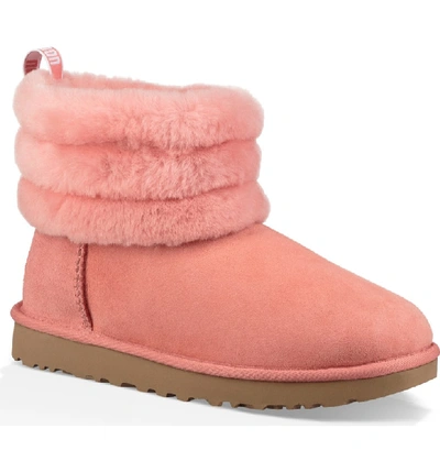 Ugg Classic Mini Fluff Quilted Shaft Boot In Lantana Suede | ModeSens