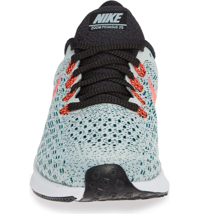 Shop Nike Air Zoom Pegasus 35 Running Shoe In Grey/ Punch/ Teal/ Black