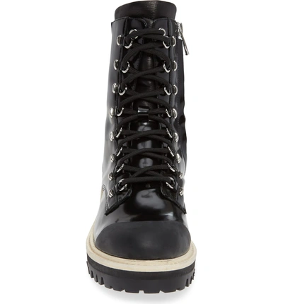 Shop Sigerson Morrison Irene Hiker Boot In Black/ Black