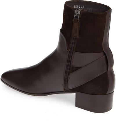 Shop Aquatalia Lilly Water Resistant Boot In Espresso
