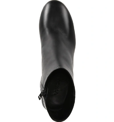 Shop Vince Ridley Bootie In Black Leather